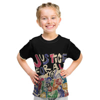 African Stand Firm Justice Now Kid T Shirt