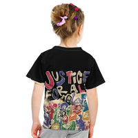 African Stand Firm Justice Now Kid T Shirt
