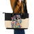 African Stand Firm Justice Now Leather Tote Bag
