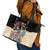 African Stand Firm Justice Now Leather Tote Bag
