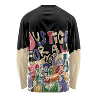 African Stand Firm Justice Now Long Sleeve Shirt