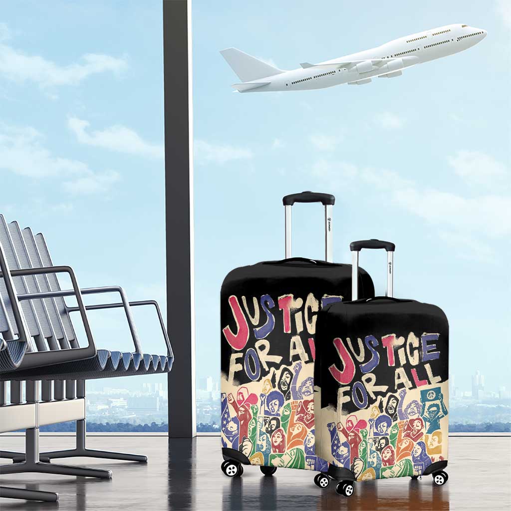 African Stand Firm Justice Now Luggage Cover