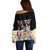 African Stand Firm Justice Now Off Shoulder Sweater