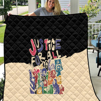 African Stand Firm Justice Now Quilt
