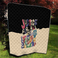 African Stand Firm Justice Now Quilt