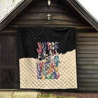 African Stand Firm Justice Now Quilt
