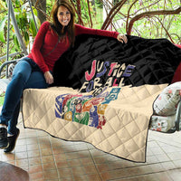 African Stand Firm Justice Now Quilt
