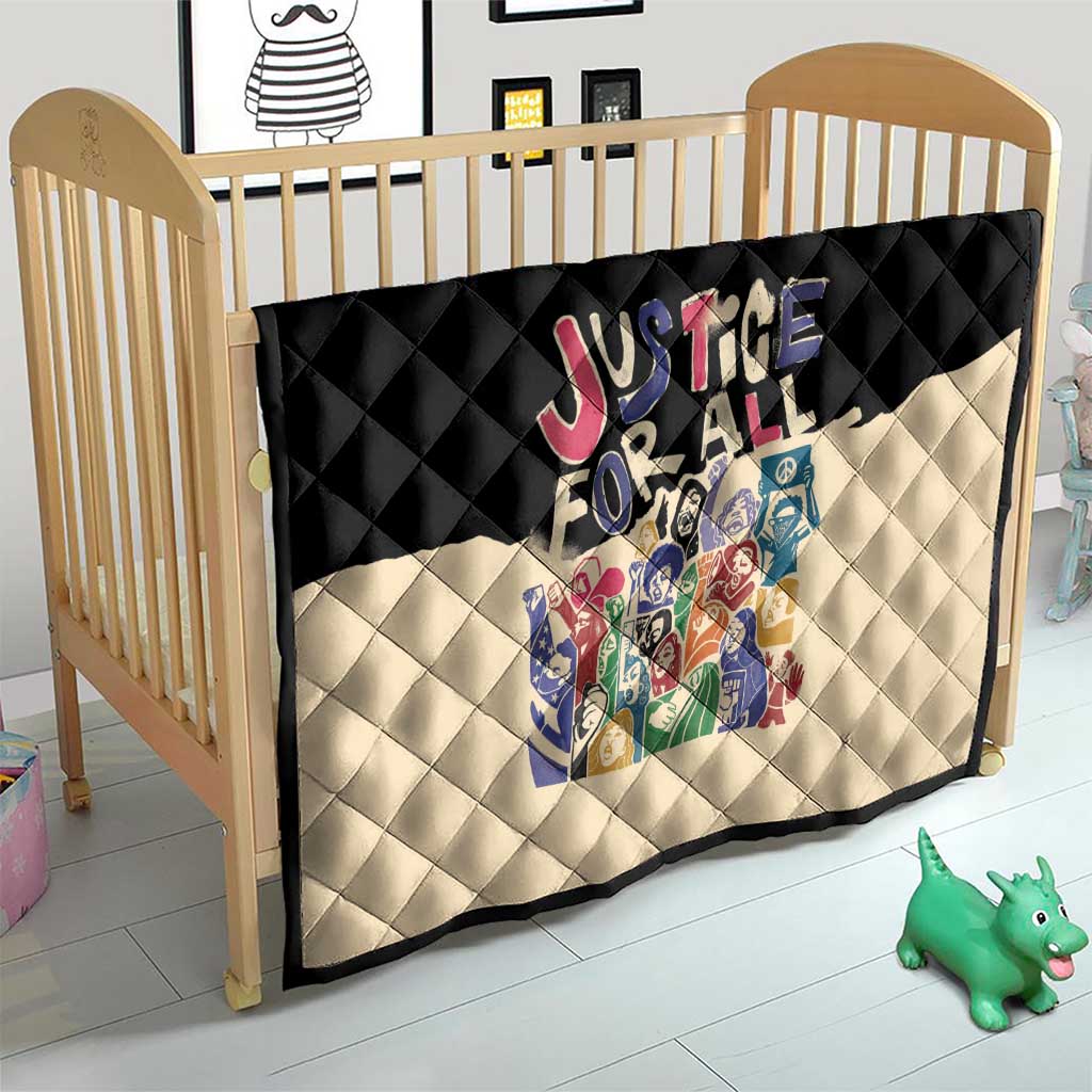African Stand Firm Justice Now Quilt