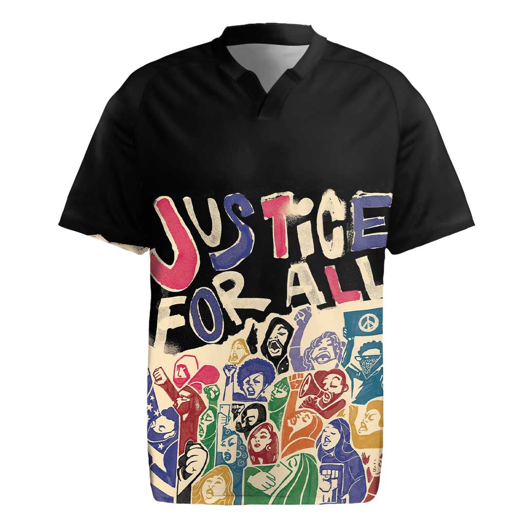 African Stand Firm Justice Now Rugby Jersey
