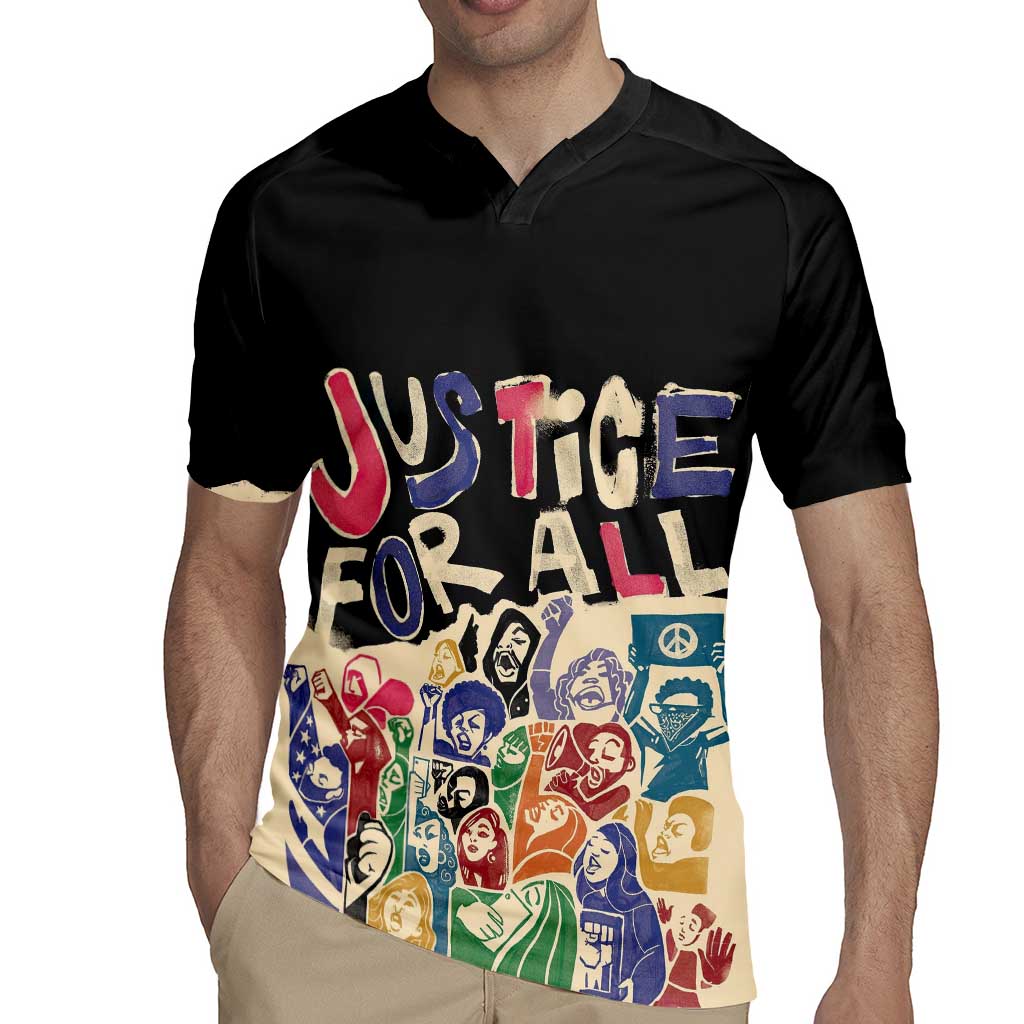 African Stand Firm Justice Now Rugby Jersey