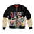 African Stand Firm Justice Now Sleeve Zip Bomber Jacket