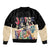 African Stand Firm Justice Now Sleeve Zip Bomber Jacket