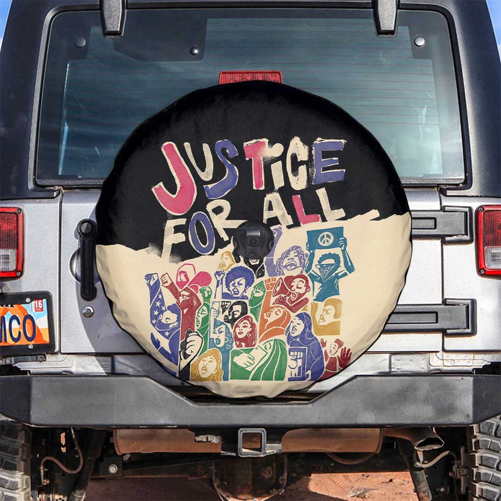 African Stand Firm Justice Now Spare Tire Cover