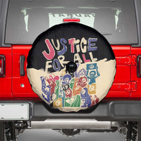 African Stand Firm Justice Now Spare Tire Cover