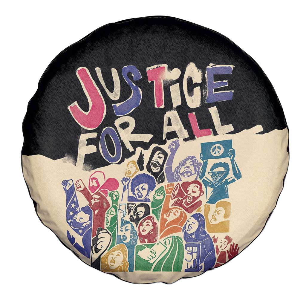 African Stand Firm Justice Now Spare Tire Cover