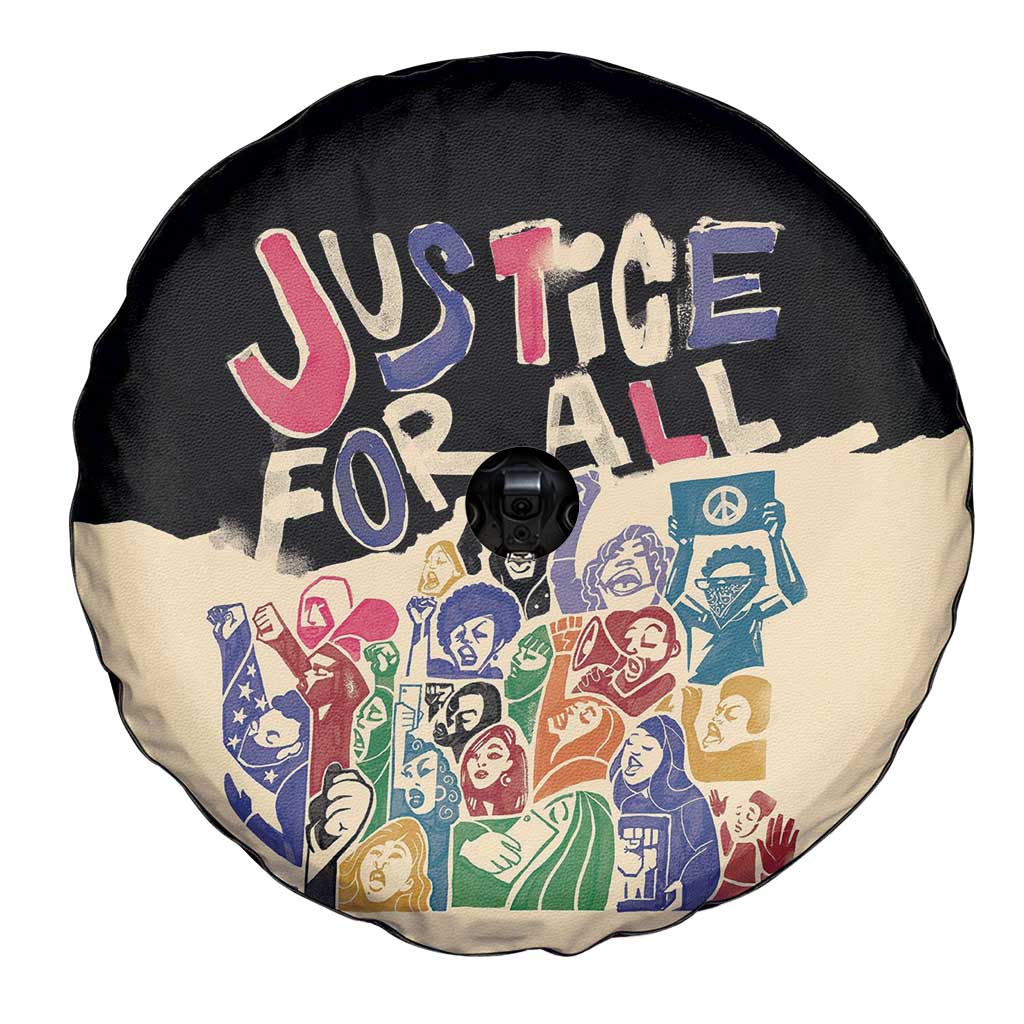 African Stand Firm Justice Now Spare Tire Cover