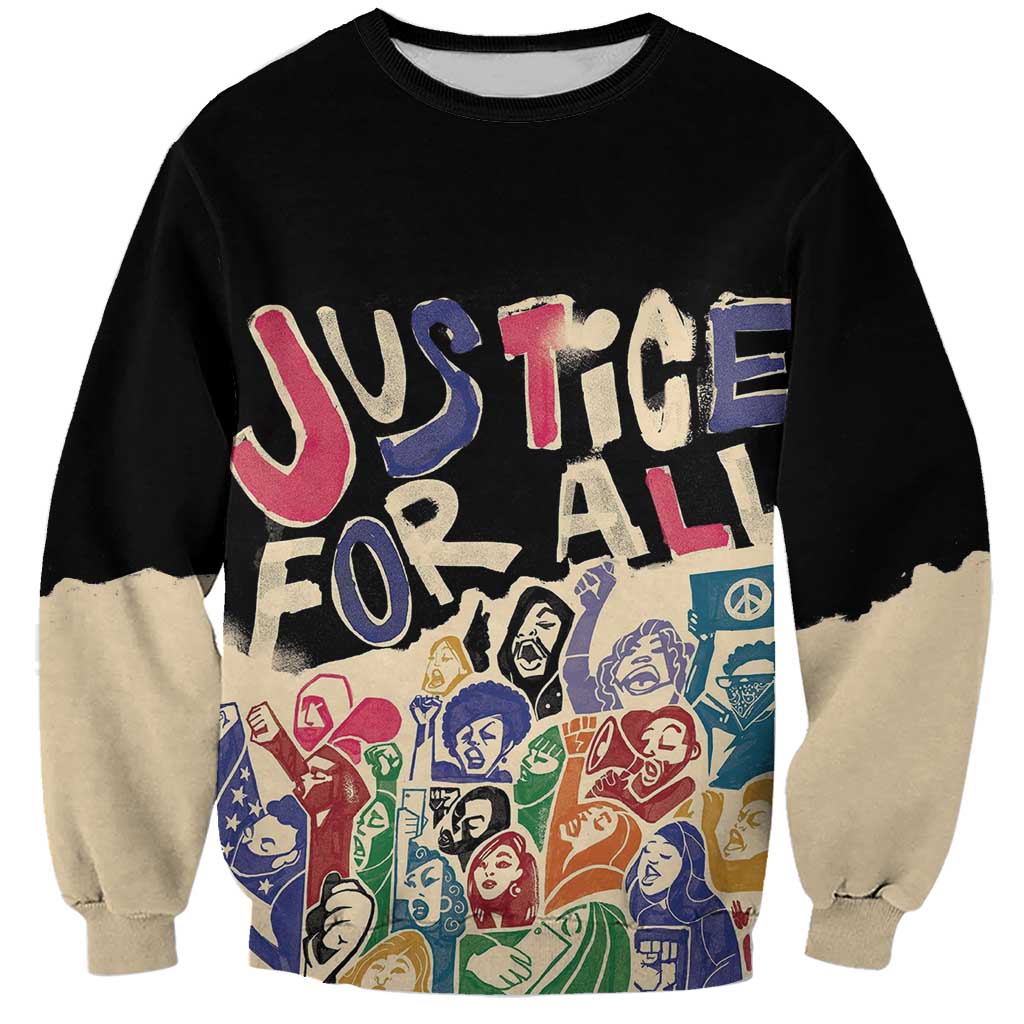 African Stand Firm Justice Now Sweatshirt