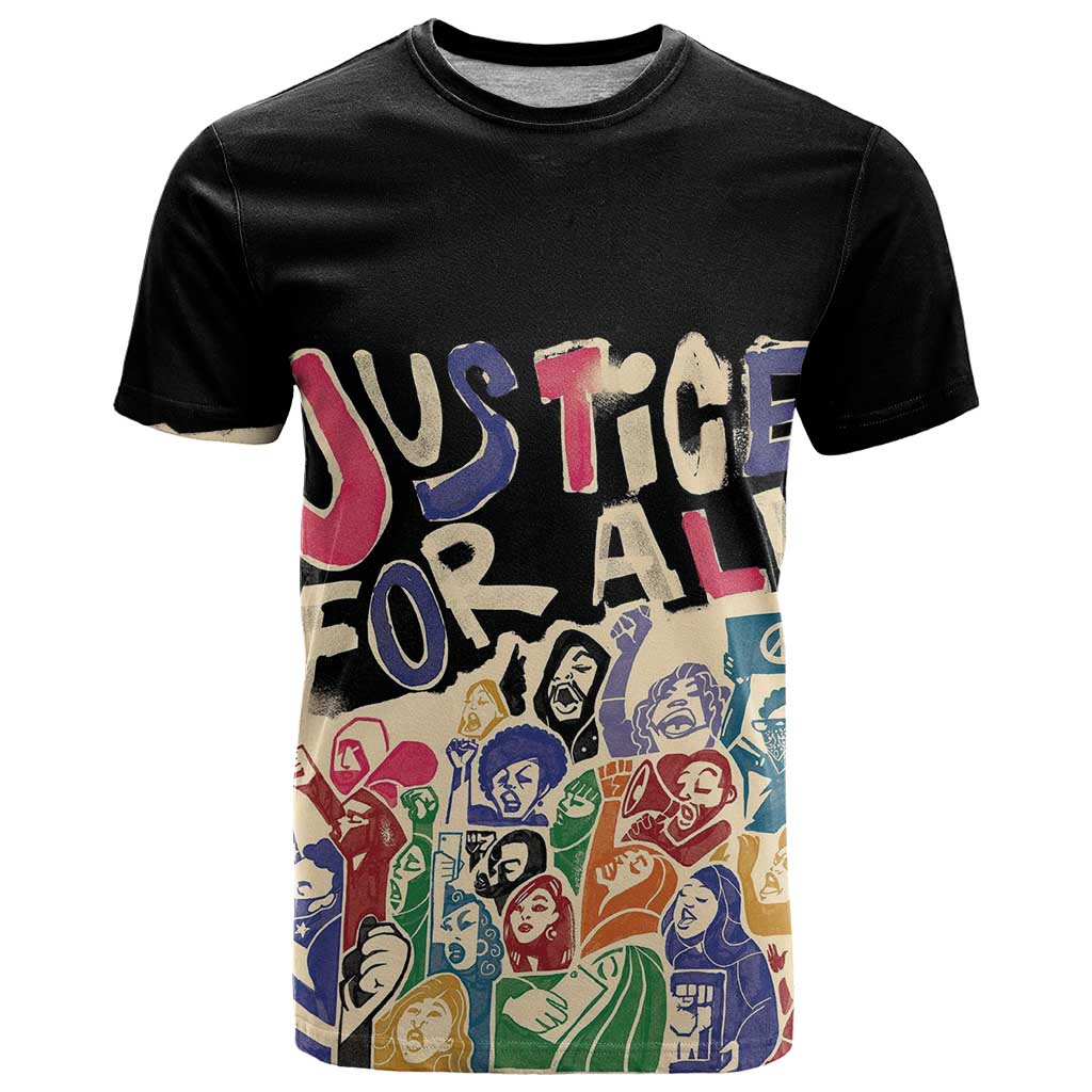 African Stand Firm Justice Now T Shirt