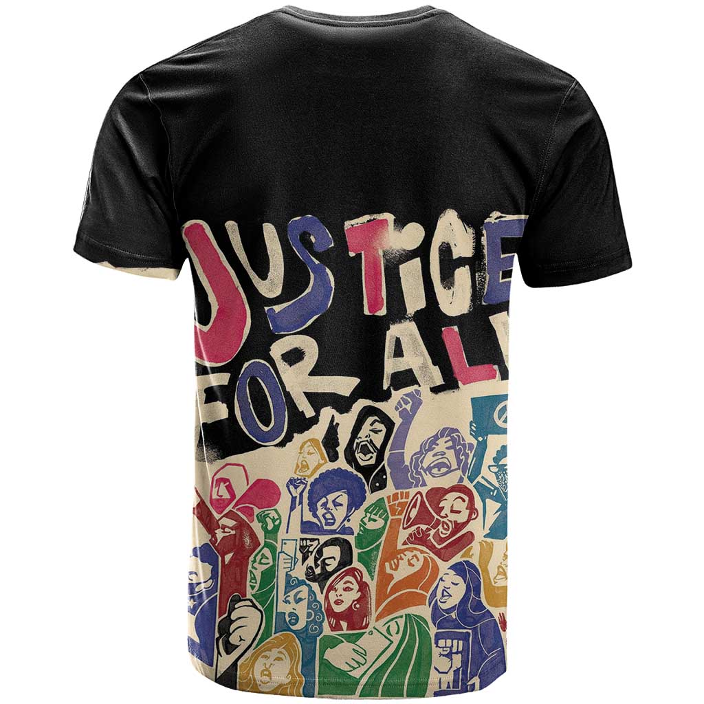 African Stand Firm Justice Now T Shirt