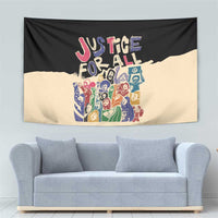 African Stand Firm Justice Now Tapestry