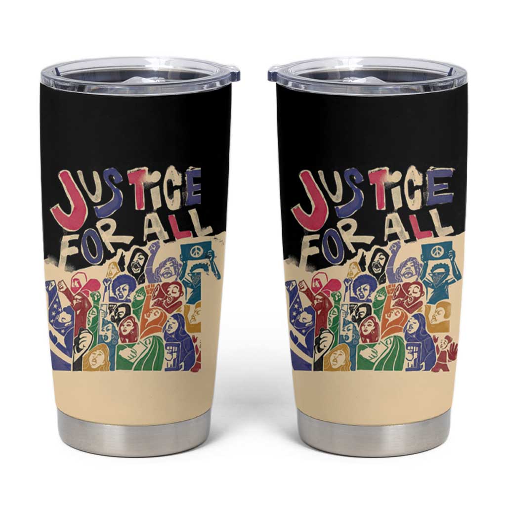 African Stand Firm Justice Now Tumbler Cup