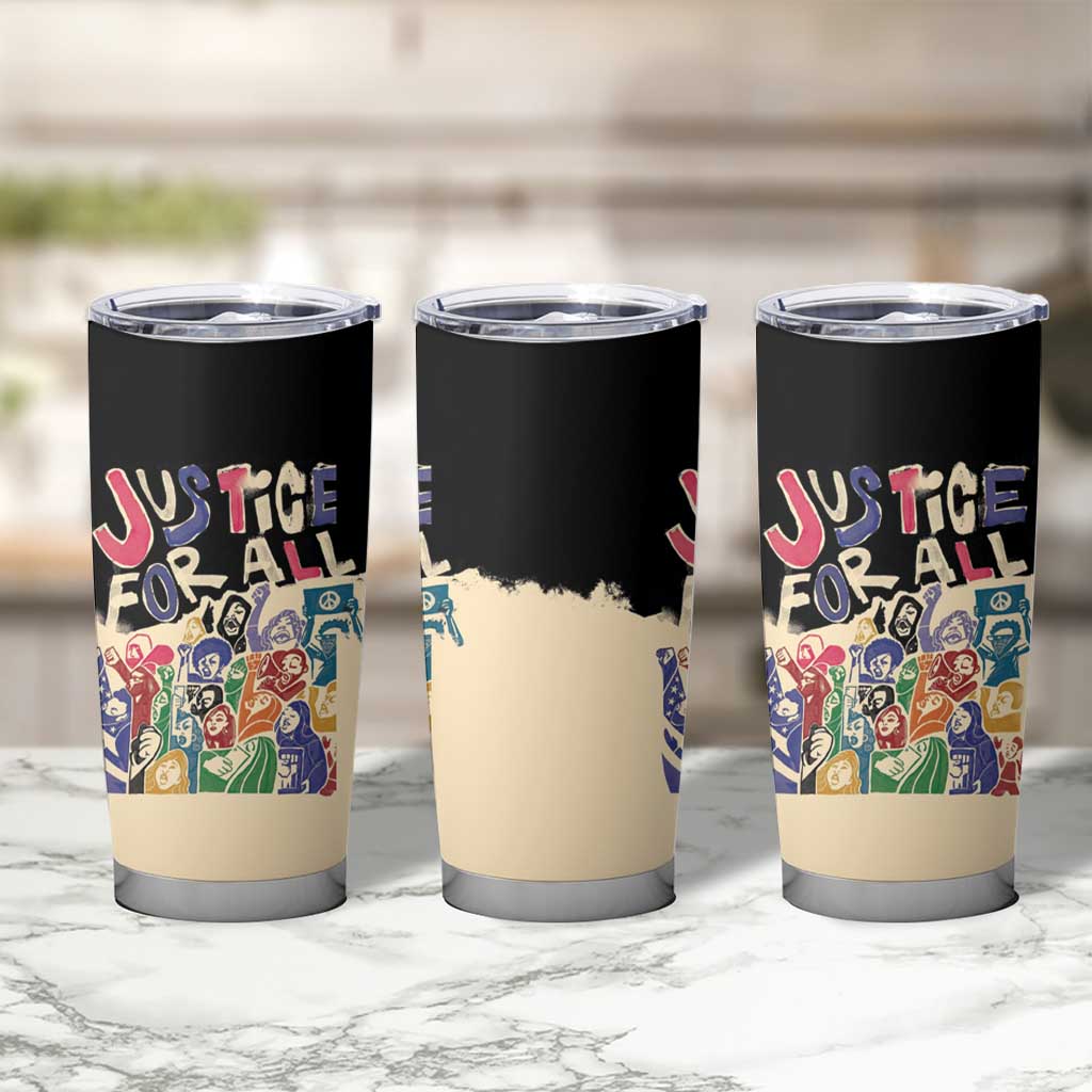 African Stand Firm Justice Now Tumbler Cup
