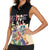 African Stand Firm Justice Now Women Sleeveless Polo Shirt
