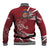 Latvia Baseball Jacket Latvian Lion Traditional Pattern