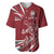 Latvia Baseball Jersey Latvian Lion Traditional Pattern