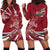 Latvia Hoodie Dress Latvian Lion Traditional Pattern