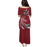 Latvia Puletasi Latvian Lion Traditional Pattern