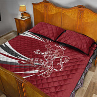 Latvia Quilt Bed Set Latvian Lion Traditional Pattern