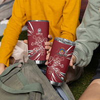 Latvia Tumbler Cup Latvian Lion Traditional Pattern