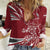 Latvia Women Casual Shirt Latvian Lion Traditional Pattern
