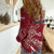 Latvia Women Casual Shirt Latvian Lion Traditional Pattern