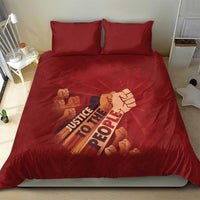 Justice To The People Bedding Set African Raised Fist