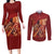 Justice To The People Couples Matching Long Sleeve Bodycon Dress and Long Sleeve Button Shirt African Raised Fist