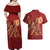Justice To The People Couples Matching Off Shoulder Maxi Dress and Hawaiian Shirt African Raised Fist