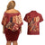 Justice To The People Couples Matching Off Shoulder Short Dress and Hawaiian Shirt African Raised Fist
