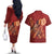 Justice To The People Couples Matching Off The Shoulder Long Sleeve Dress and Hawaiian Shirt African Raised Fist