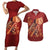 Justice To The People Couples Matching Short Sleeve Bodycon Dress and Hawaiian Shirt African Raised Fist