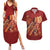 Justice To The People Couples Matching Summer Maxi Dress and Hawaiian Shirt African Raised Fist