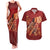 Justice To The People Couples Matching Tank Maxi Dress and Hawaiian Shirt African Raised Fist