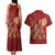 Justice To The People Couples Matching Tank Maxi Dress and Hawaiian Shirt African Raised Fist