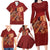 Justice To The People Family Matching Long Sleeve Bodycon Dress and Hawaiian Shirt African Raised Fist