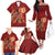 Justice To The People Family Matching Off The Shoulder Long Sleeve Dress and Hawaiian Shirt African Raised Fist