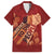 Justice To The People Family Matching Off Shoulder Short Dress and Hawaiian Shirt African Raised Fist