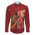 Justice To The People Family Matching Puletasi and Hawaiian Shirt African Raised Fist