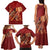 Justice To The People Family Matching Tank Maxi Dress and Hawaiian Shirt African Raised Fist