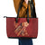 Justice To The People Leather Tote Bag African Raised Fist